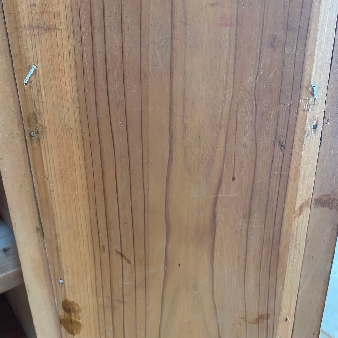 アンティーク チェスト 棚 本棚 食器棚 無垢材 z857