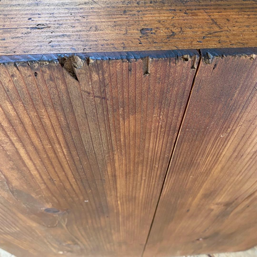 アンティーク チェスト 棚 本棚 食器棚 無垢材 z857