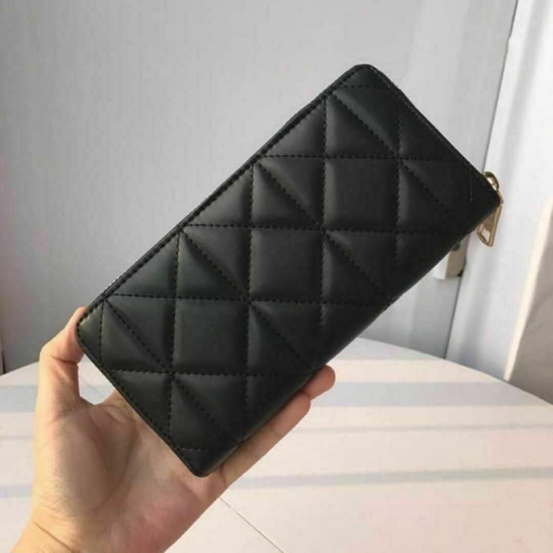 【ワケあり】COACH コーチ 財布 希少 キルティング ブラック レザー