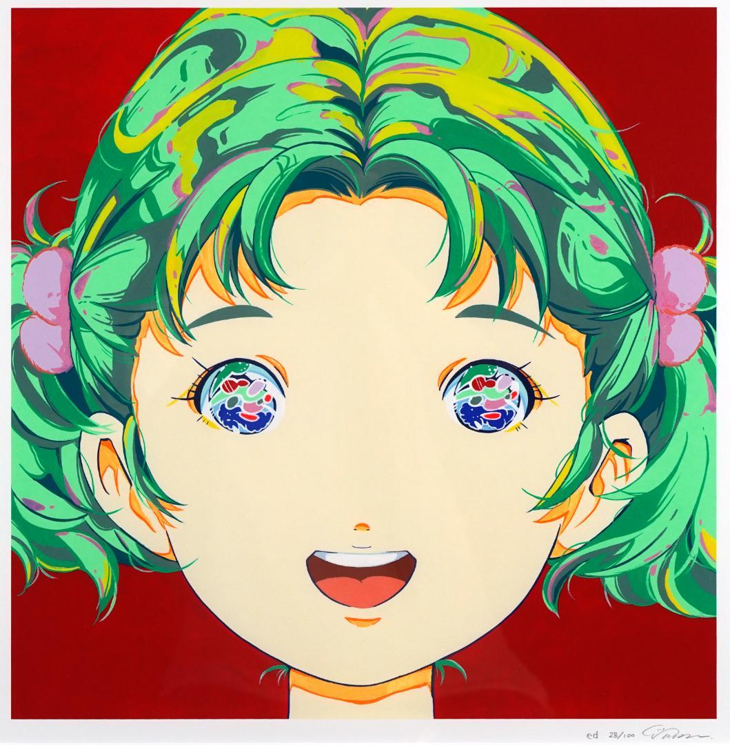 愛☆まどんな「彼女の顔が思い出せない-たぁこ-」シルクスクリーン