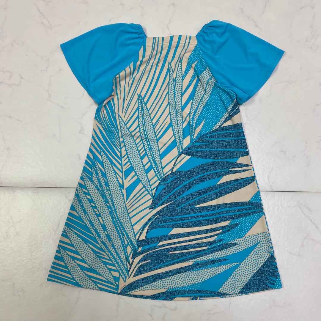 タグ付き新品★LEONARD レオナール ミニワンピース チュニック 半袖 40