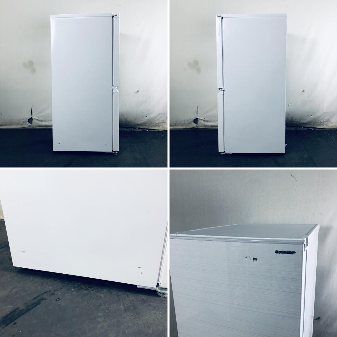 ★送料・設置無料★ 中古 2ドア冷蔵庫 シャープ (No.2839)