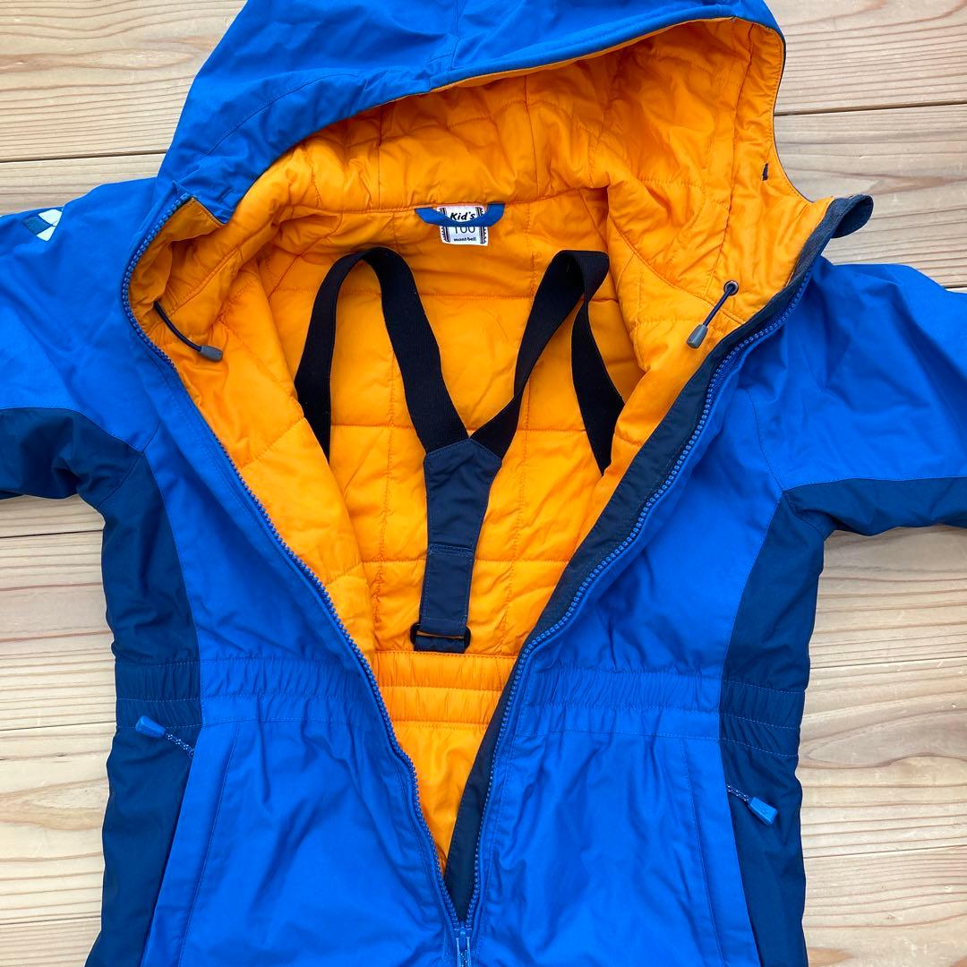 mont-bell 子ども用スキーウェア サイズ100 青