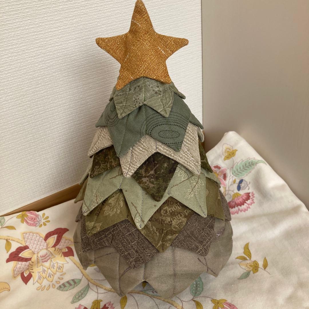 パッチワーク　ツリーとねこ