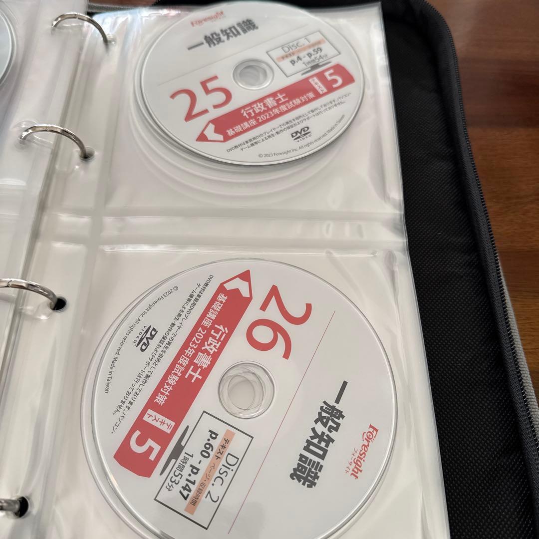 フォーサイト　行政書士講座　2023年度　DVD全46枚