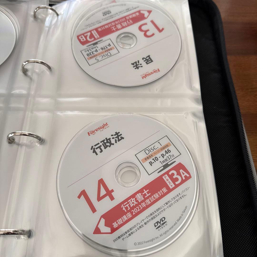 フォーサイト　行政書士講座　2023年度　DVD全46枚