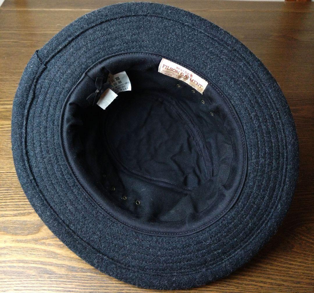 美品【FILSON】 フィルソン ウール パッカー ハット チャコール　XL