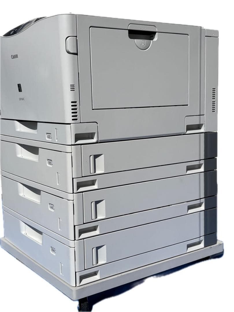 Canon A3カラーレーザープリンター LBP841C 給紙4段＋台車付