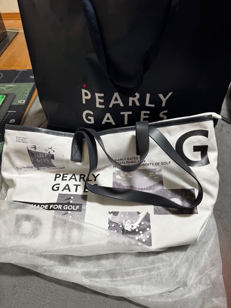 PEARLY GATES ボストンバックホワイト