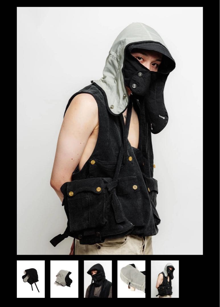 帽子 JIAN YE - REVERSIBLE FIREFIGHTER HOOD