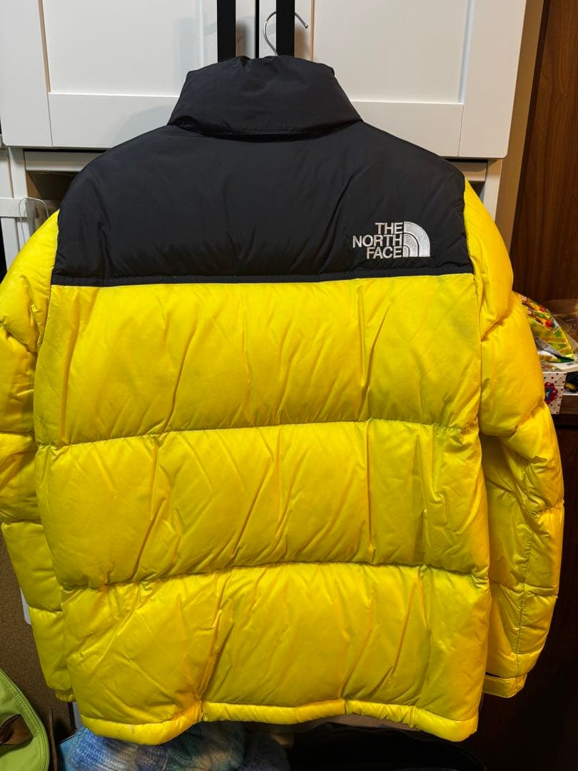 THE NORTH FACE ダウンジャケット M イエロー/ブラック
