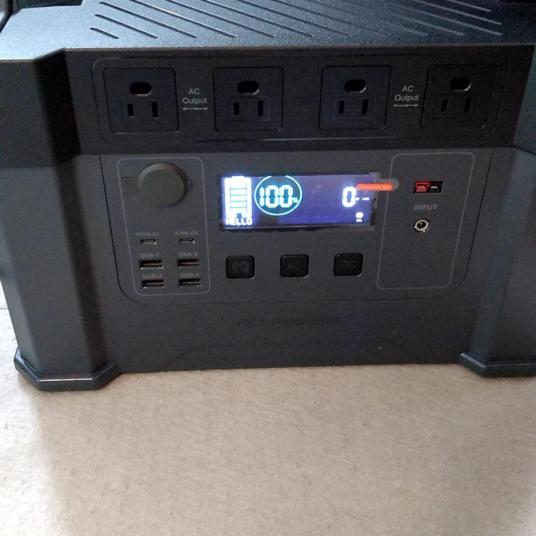 Monster　ポータブルバッテリー 大容量1500Wh 出力2000W