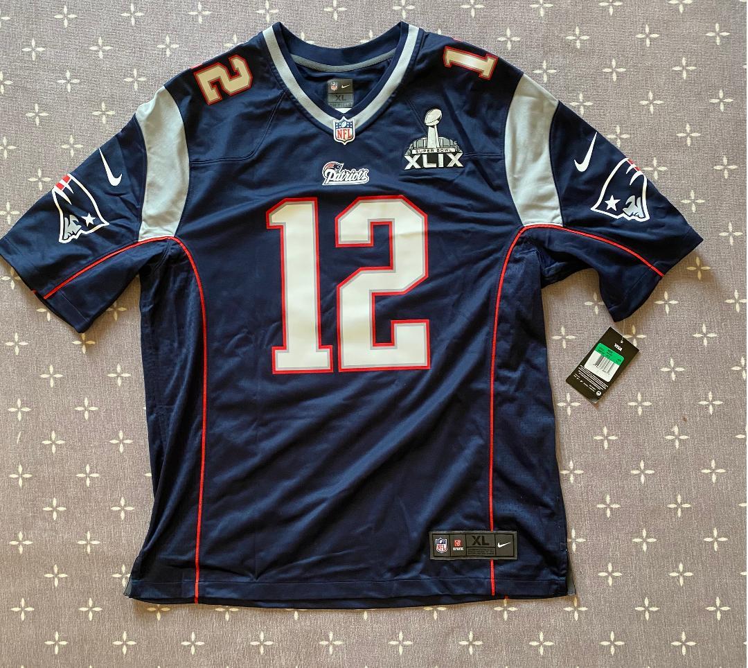 トム・ブレイディ NFL 第49回スーパーボウル ユニフォーム ペイトリオッツ