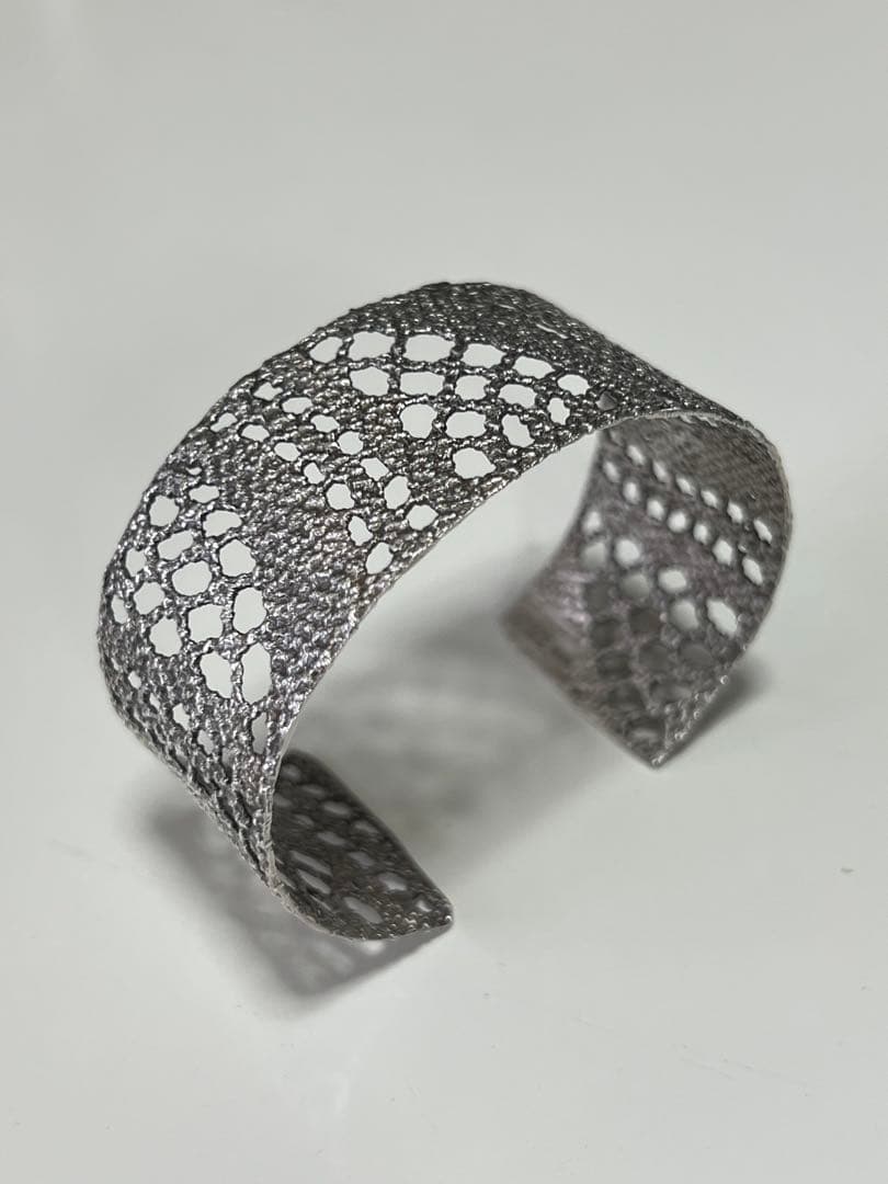 MAISON RUBAS. シルバー レースバングル