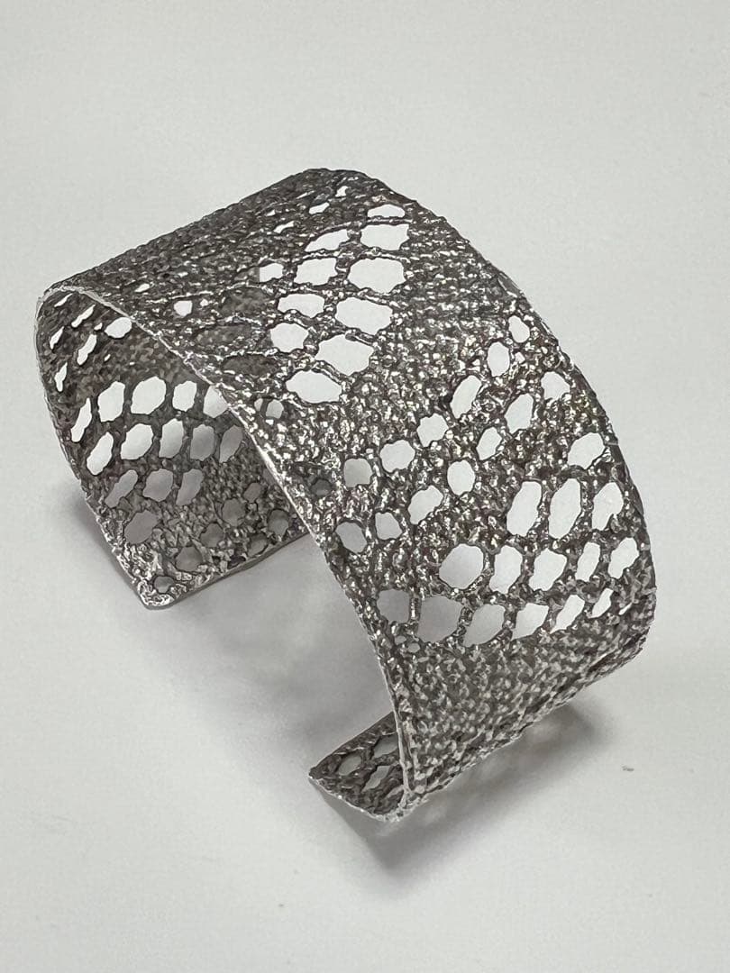 MAISON RUBAS. シルバー レースバングル