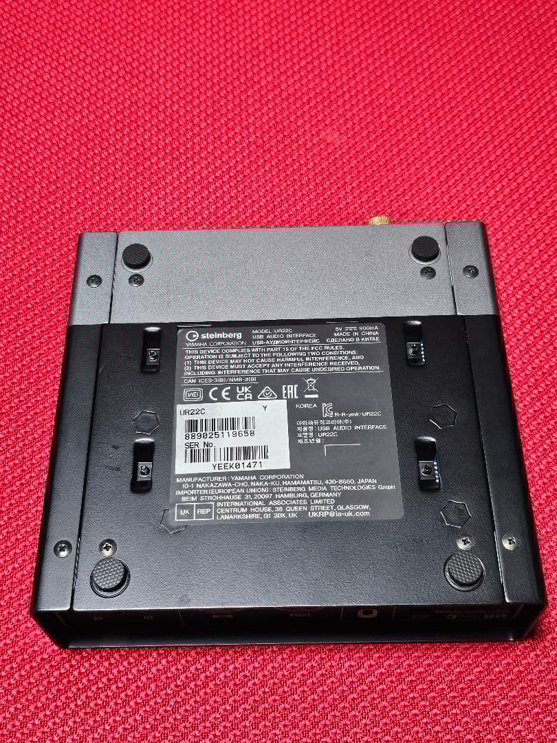 DTM・DAW steinberg UR22C