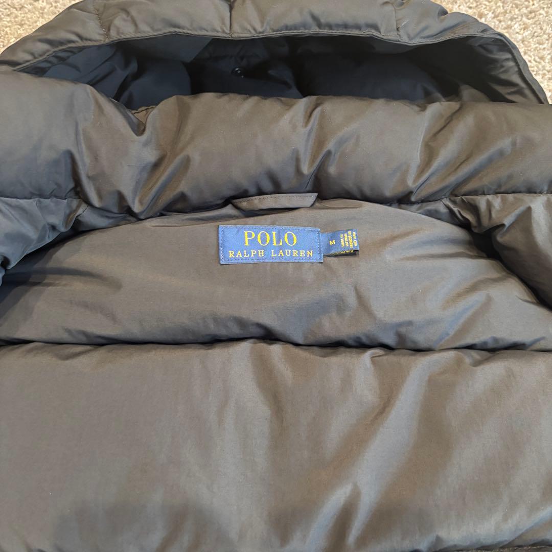 【美品】Polo Ralph Lauren フード付きダウンベスト　M