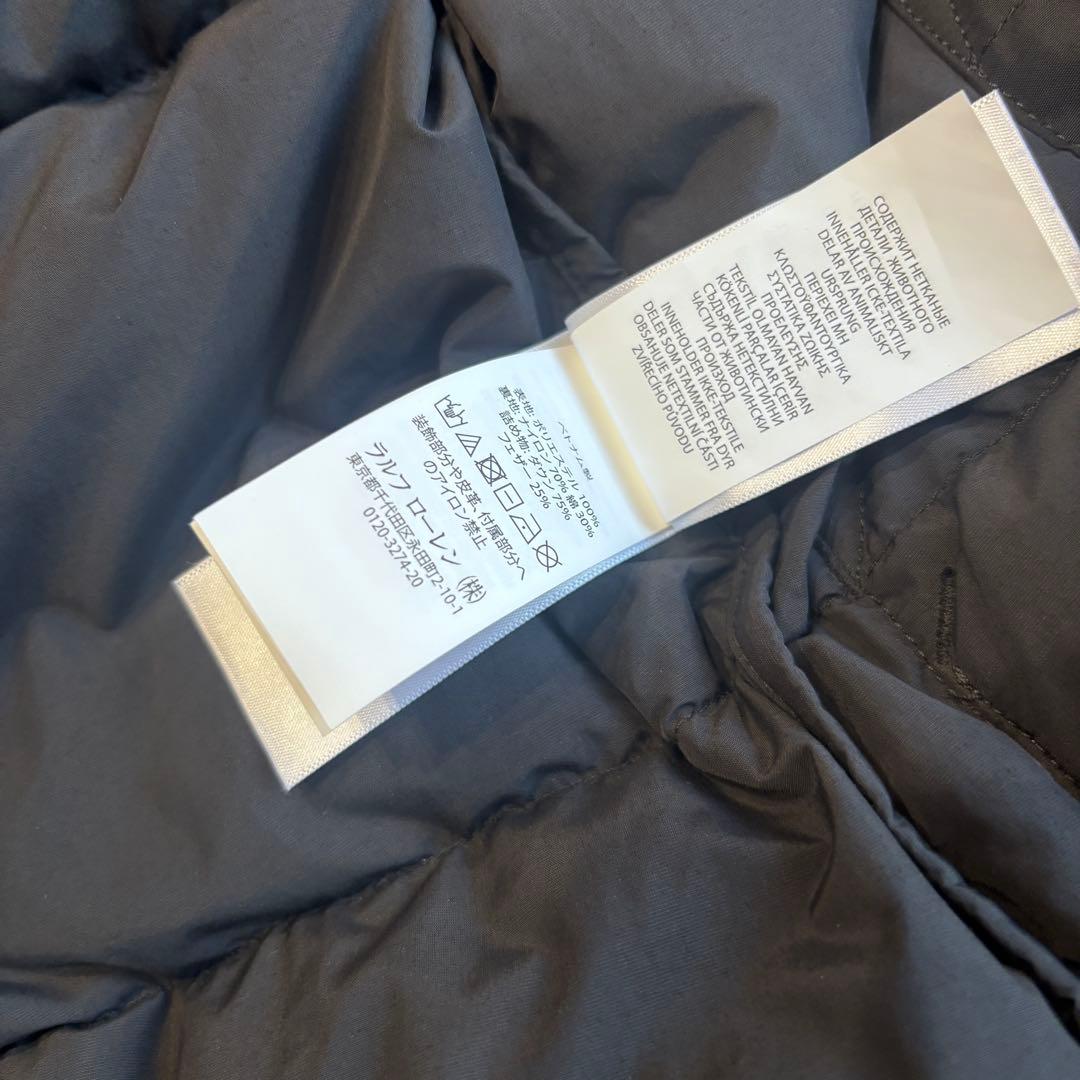 【美品】Polo Ralph Lauren フード付きダウンベスト　M