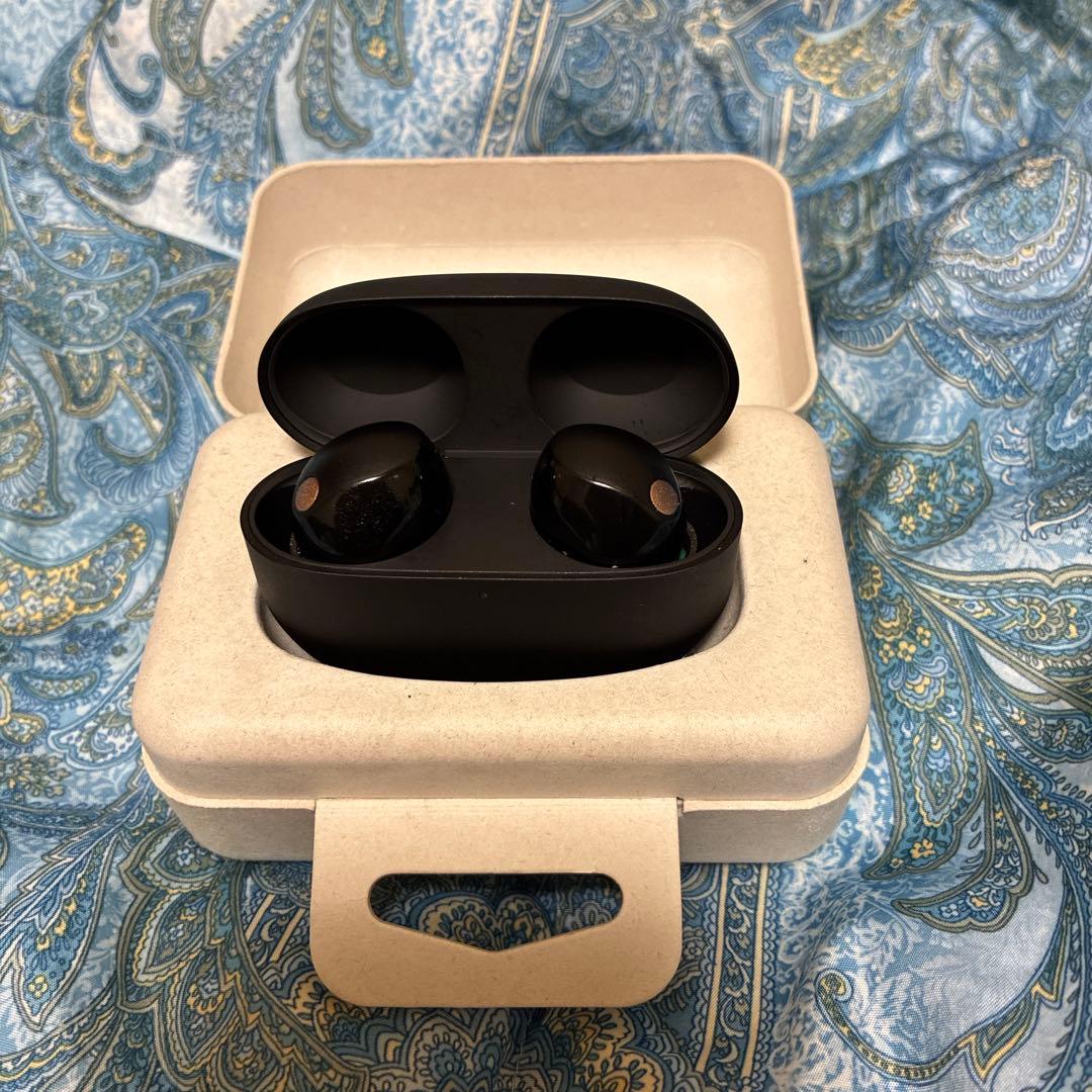 WF1000XM5 ブラック ワイヤレスイヤホン 充電ケース付き