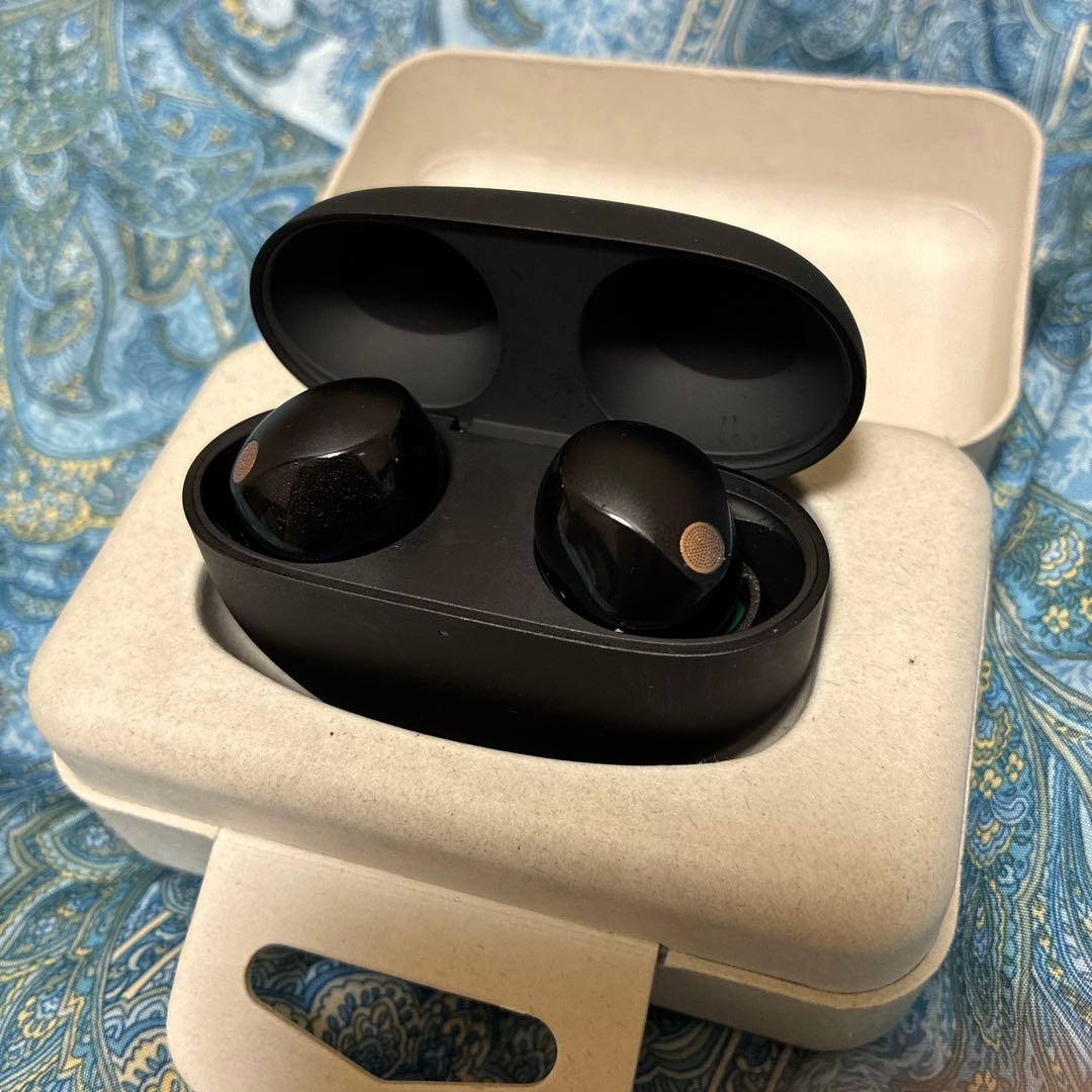 WF1000XM5 ブラック ワイヤレスイヤホン 充電ケース付き