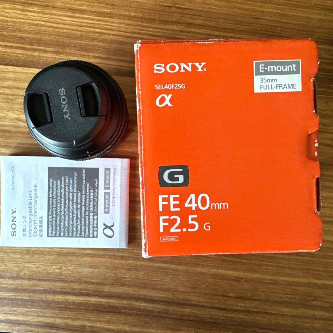 SONY 単焦点レンズ SEL40F25G