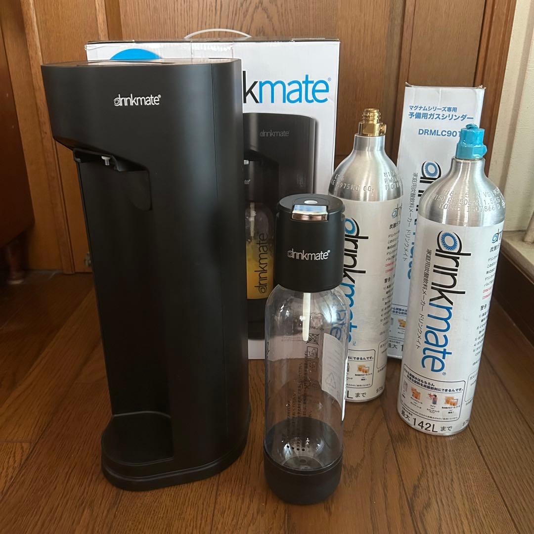 drinkmate マグナムシリーズ グランドDRM1006 ブラック 炭酸水