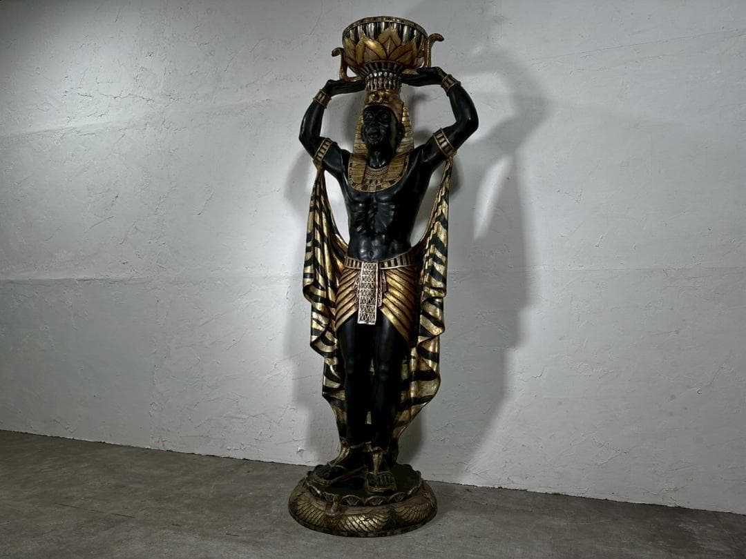 『AW DESIGN』ファラオ像 オブジェ 人形 エジプト置物 RWmis23