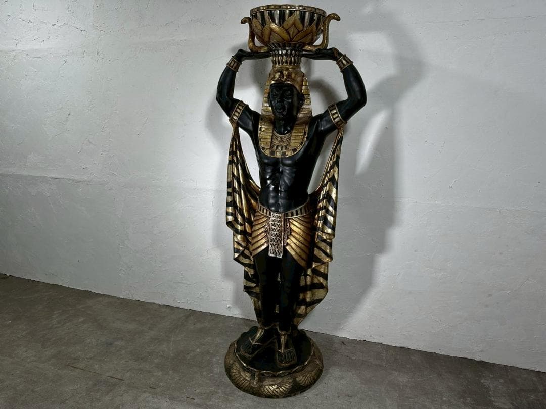 『AW DESIGN』ファラオ像 オブジェ 人形 エジプト置物 RWmis23