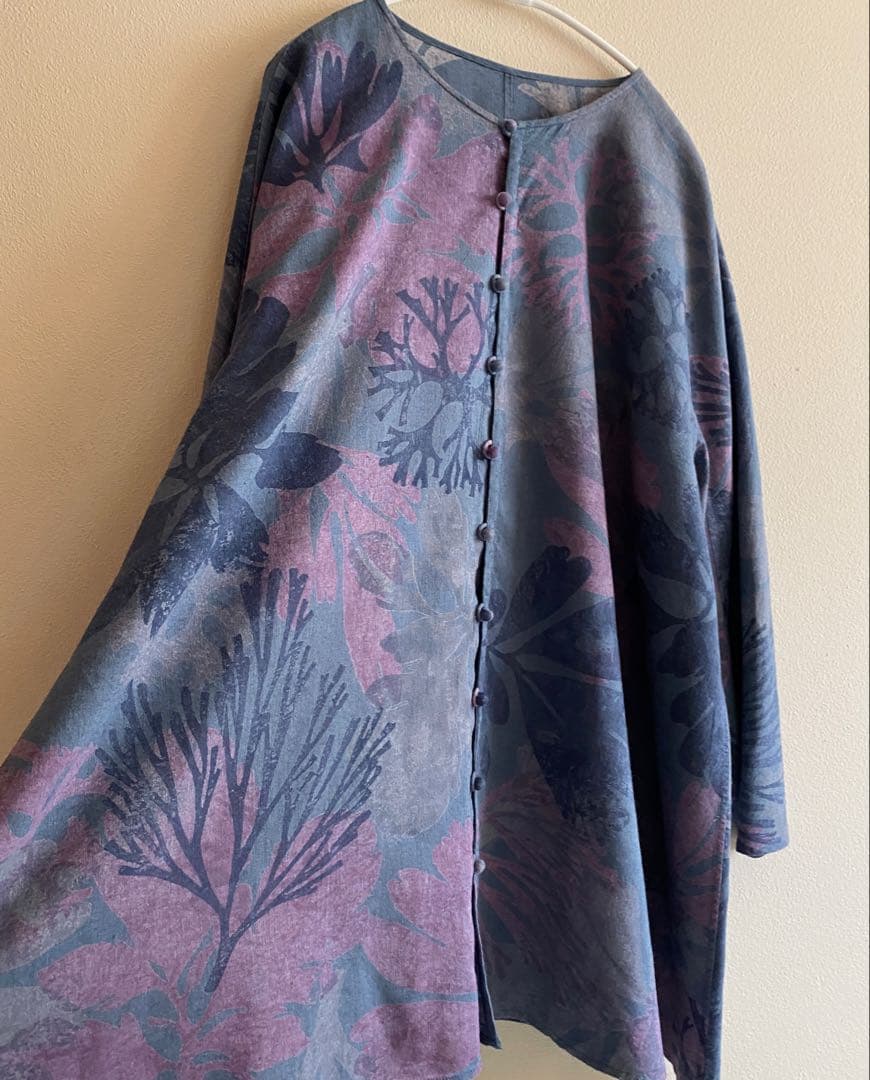 ババグーリ 「海藻」チュニックブラウス　羽織　ヨーガンレール