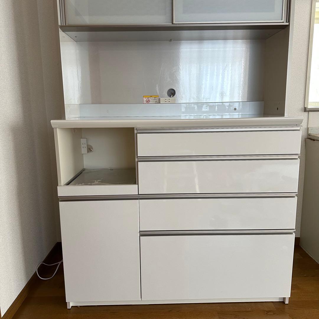 【25日まで】パモウナ 食器棚 幅120 キッチンボード