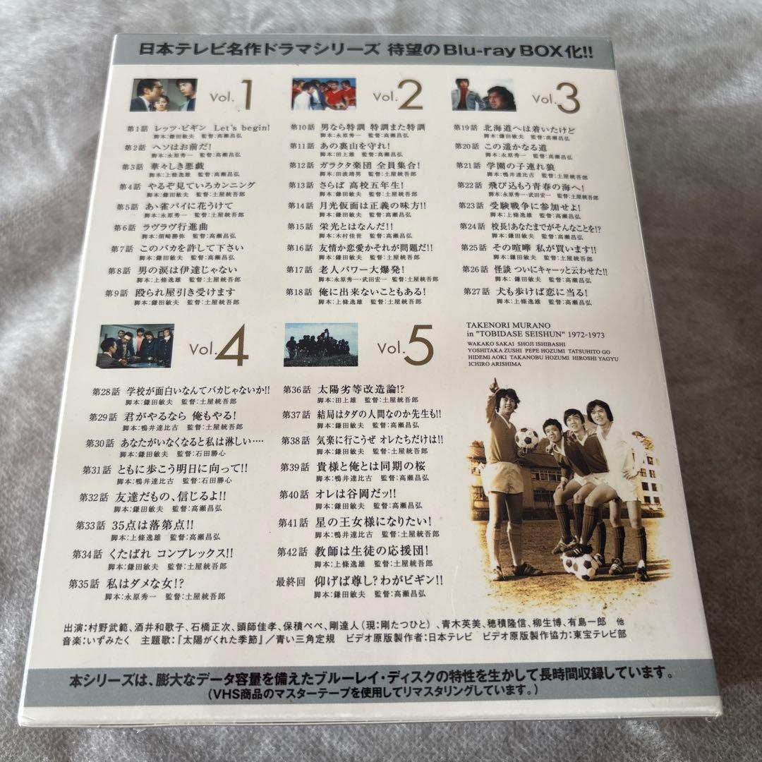 【新品】名作ドラマBDシリーズ 飛び出せ!青春 BD-BOX〈5枚組〉