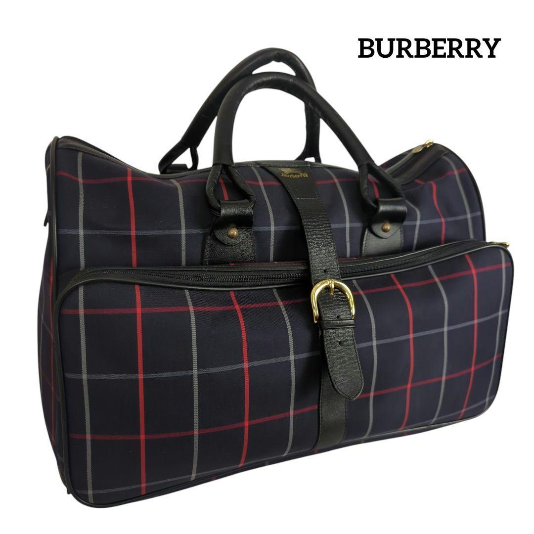 【希少】BURBERRY バーバリーズ ノバチェック ボストンバッグ 大容量