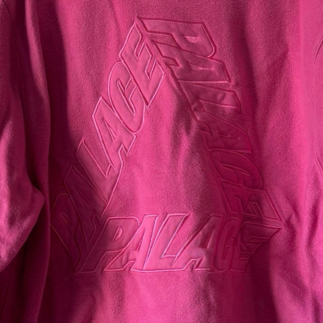 トップス Palace Reverse P-3 Crew Shock Pink