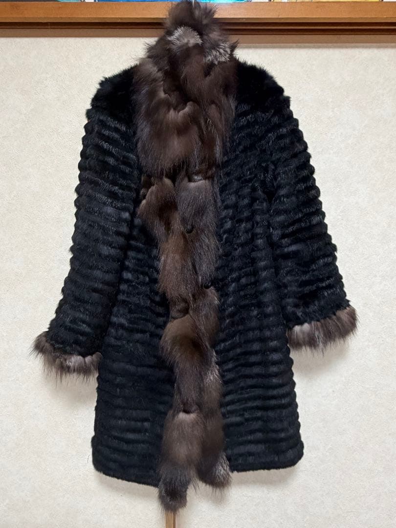 リバーシブルファーコート