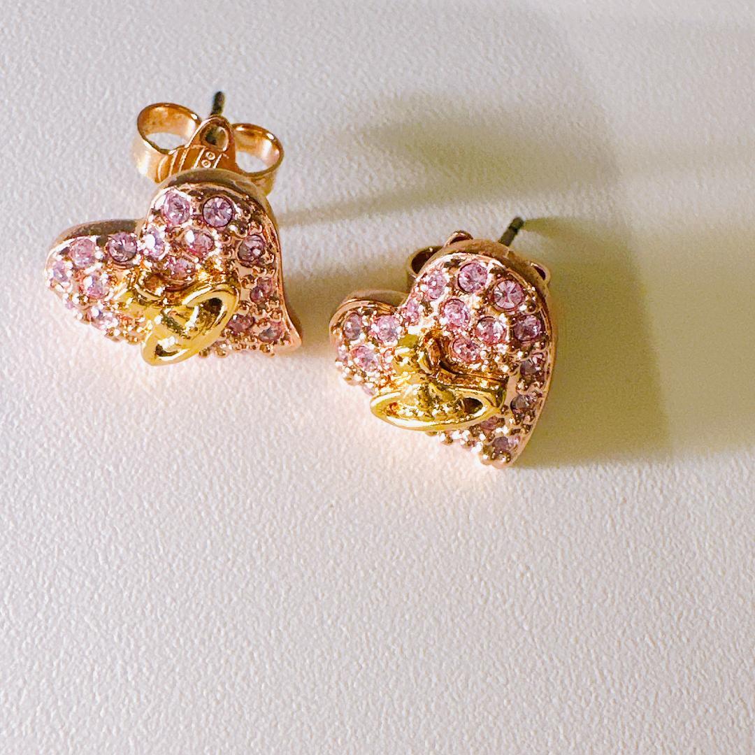Vivienne Westwood ハート型イヤリング ピアス