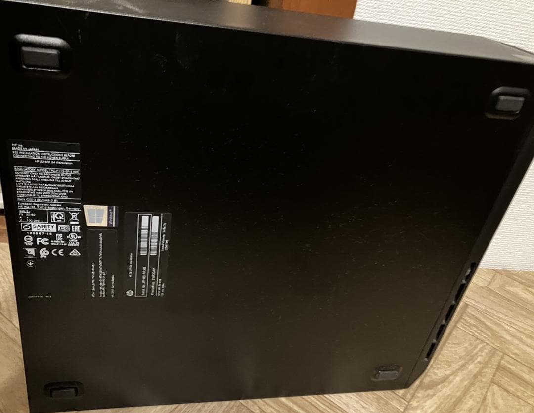 HP Z2 SFF G4　Xeon E-2124G/16G/512G(SSD)