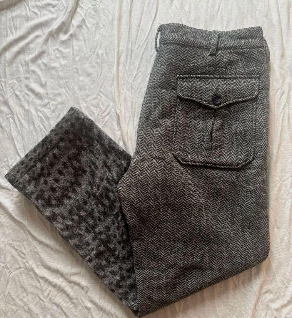 ENGINEERED GARMENTS ウールヘリンボーンパンツ w34
