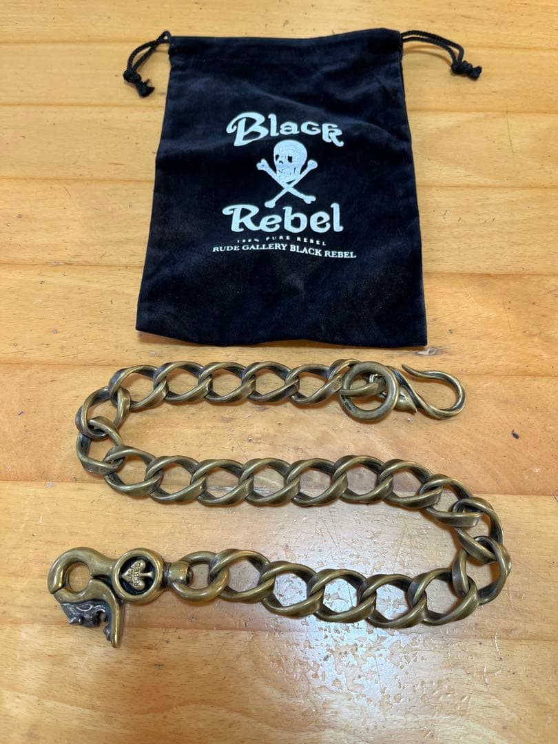 ルードギャラリー RUDEGALLERY BlackRebelウォレットチェーン