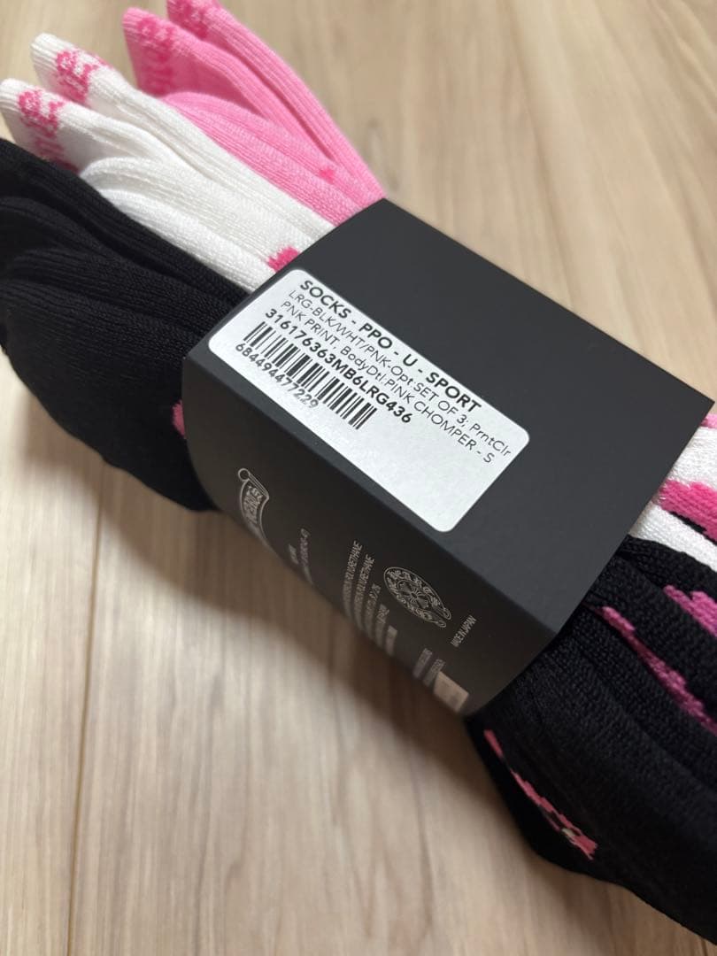 クロムハーツ SOCKS PPO CHOMPER 3PK チョンパー3足 L