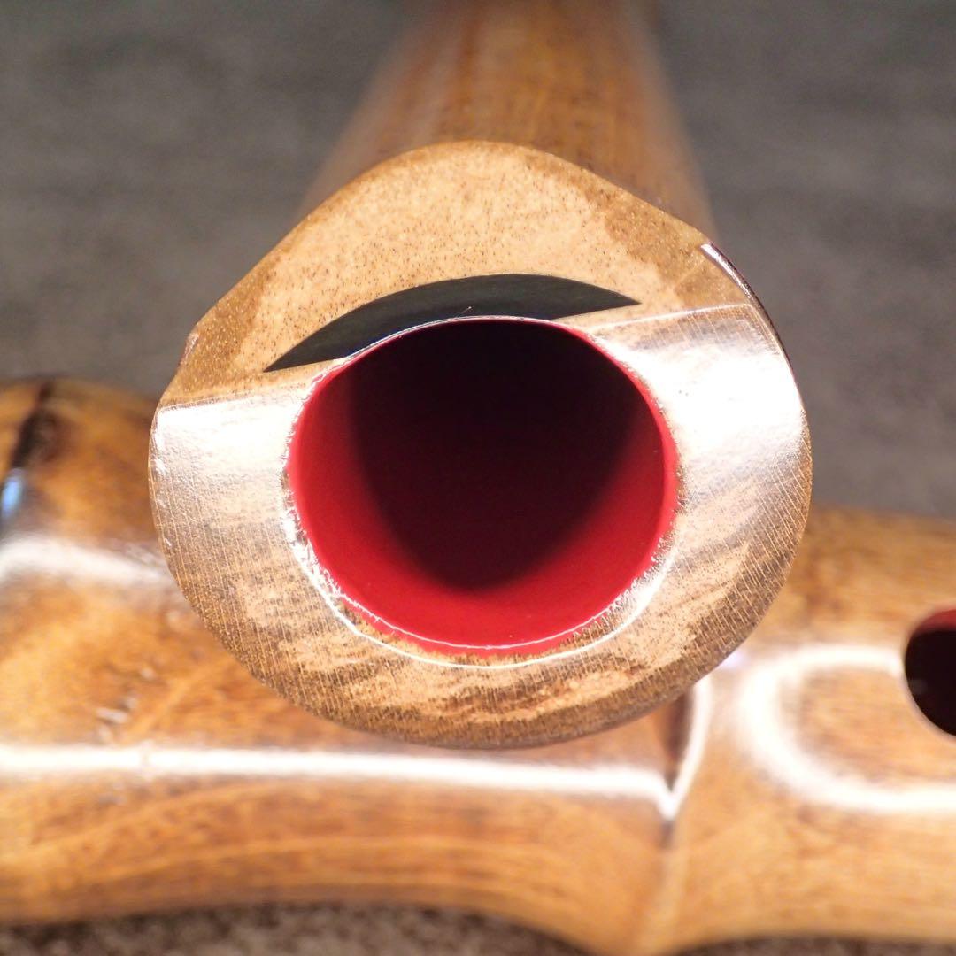 尺八 銘木尺八 蝴蝶 1尺８寸(D管)