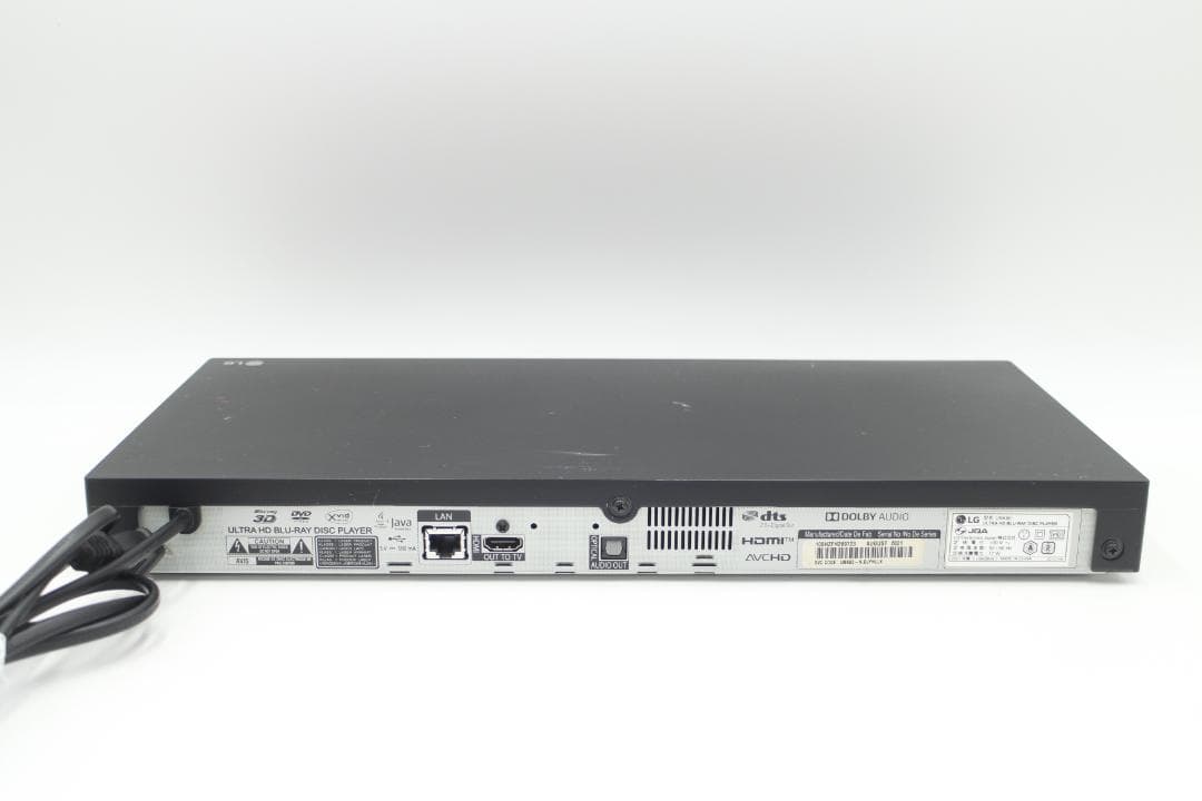 1871★LG 4K Ultra HD ブルーレイプレーヤー UBK80 21年