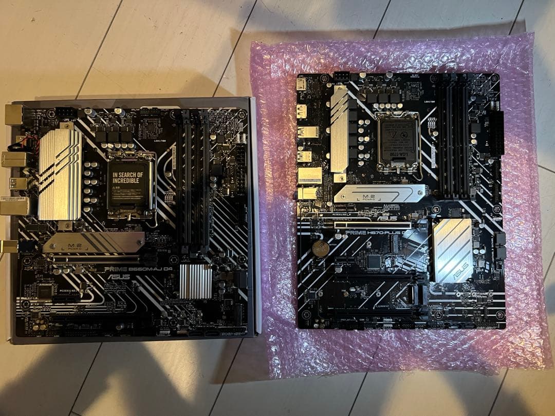 ⭐︎ジャンク⭐︎　LGA1700 マザボ　2枚セット