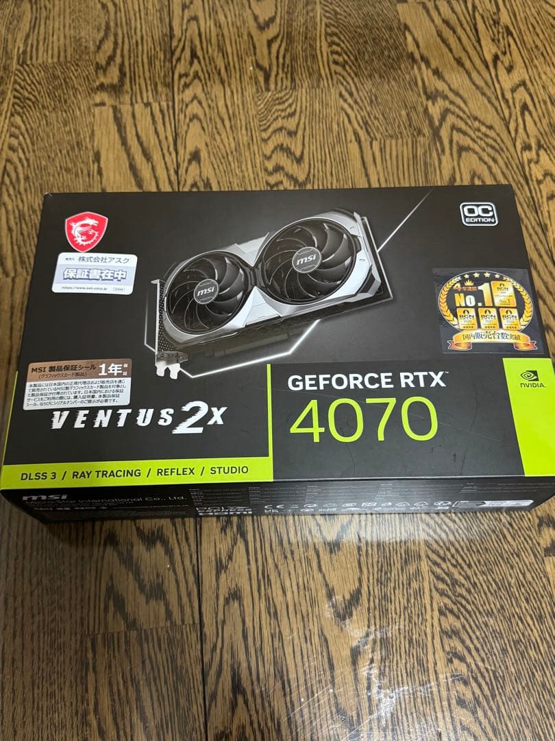 【ジャンク品】MSI VENTUS 2X GeForce RTX 4070
