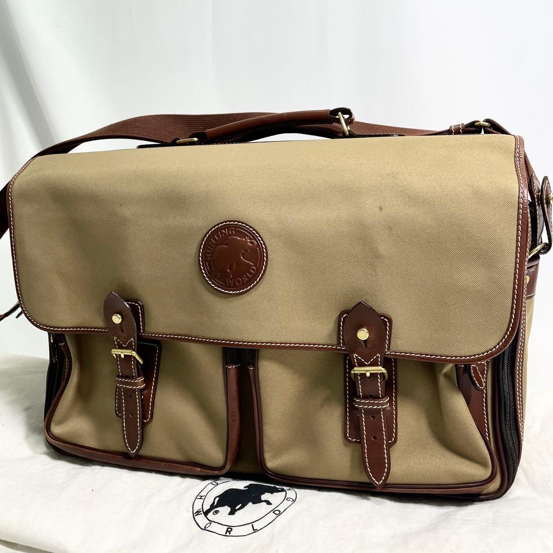 ハンティングワールド サファリトゥデイ 2way ロゴ ボストンバッグ 大容量