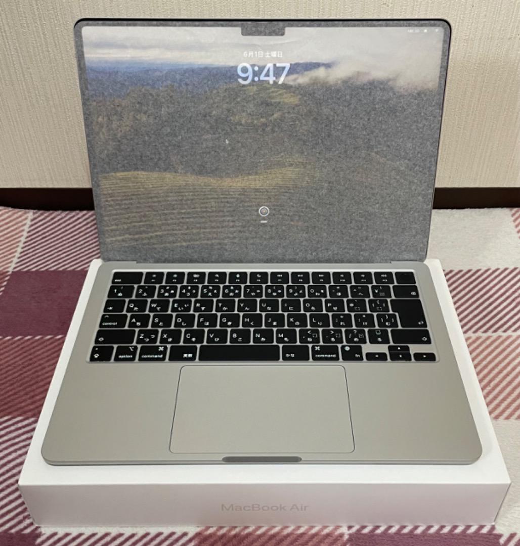 半使用近い　MACBOOK AIR M2- 8-512 Ofiice付き