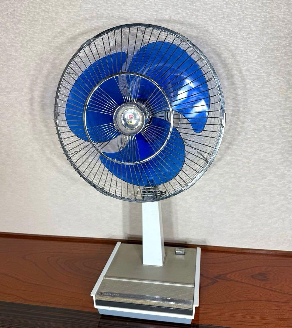 王冠マーク 扇風機 ナショナル 昭和レトロ National F-35MH