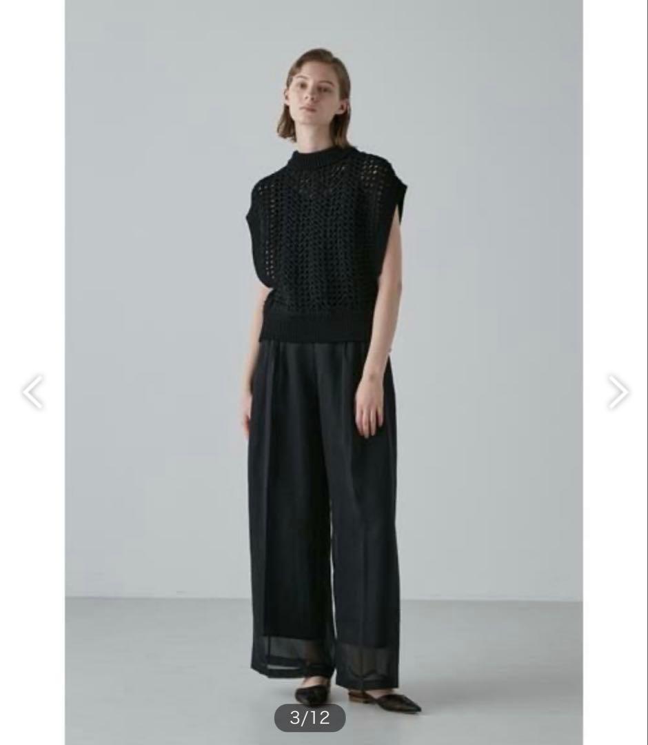 ADORE アドーア クロシェニットトップス