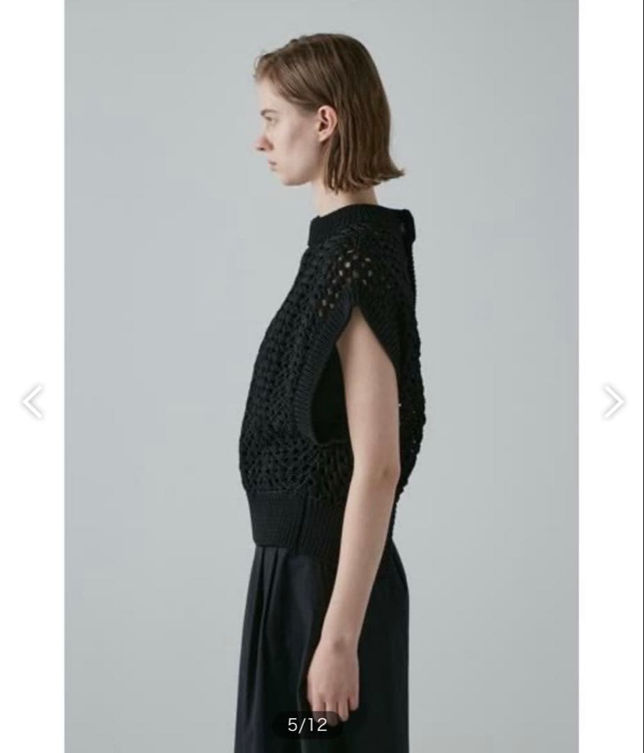 ADORE アドーア クロシェニットトップス