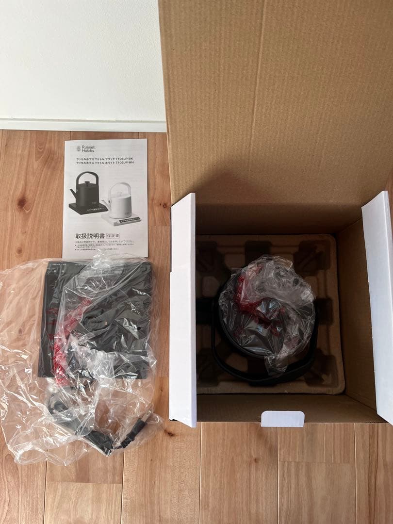 送料無料 匿名配送 新品 ラッセルホブス Tケトル ブラック 7106JP-BK