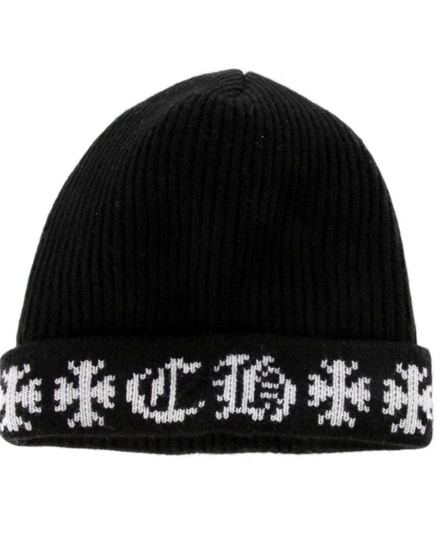 クロムハーツ　ニット帽 ロゴ入り